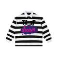 trap dream original Hebrew Color Black Stripe Polo Shirt
